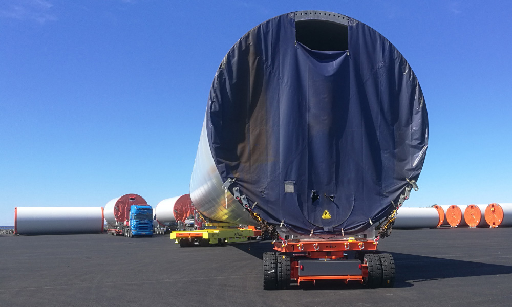 Movella applications for Wind Energy Logistics