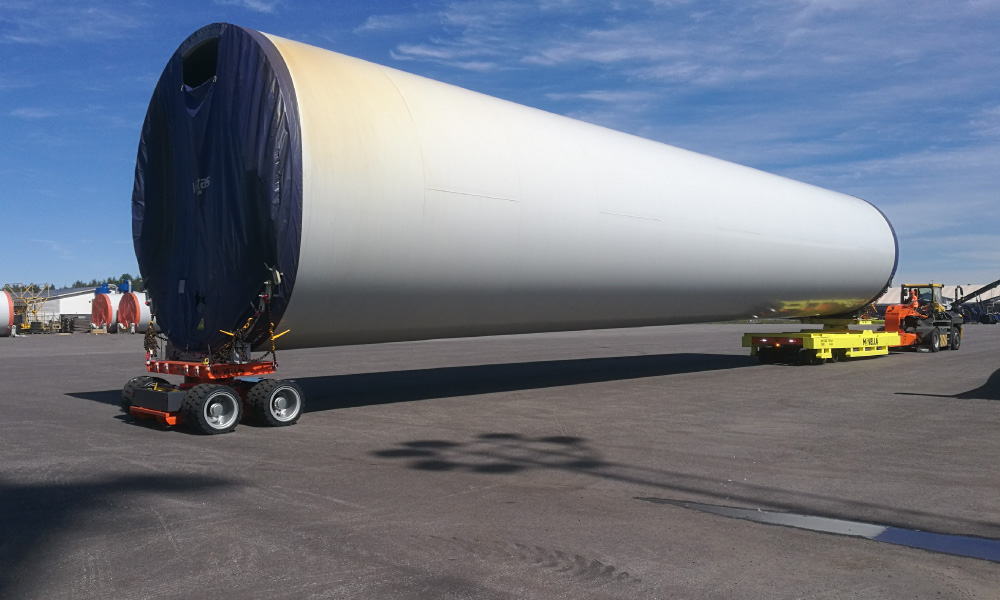 Movella applications for Wind Energy Logistics